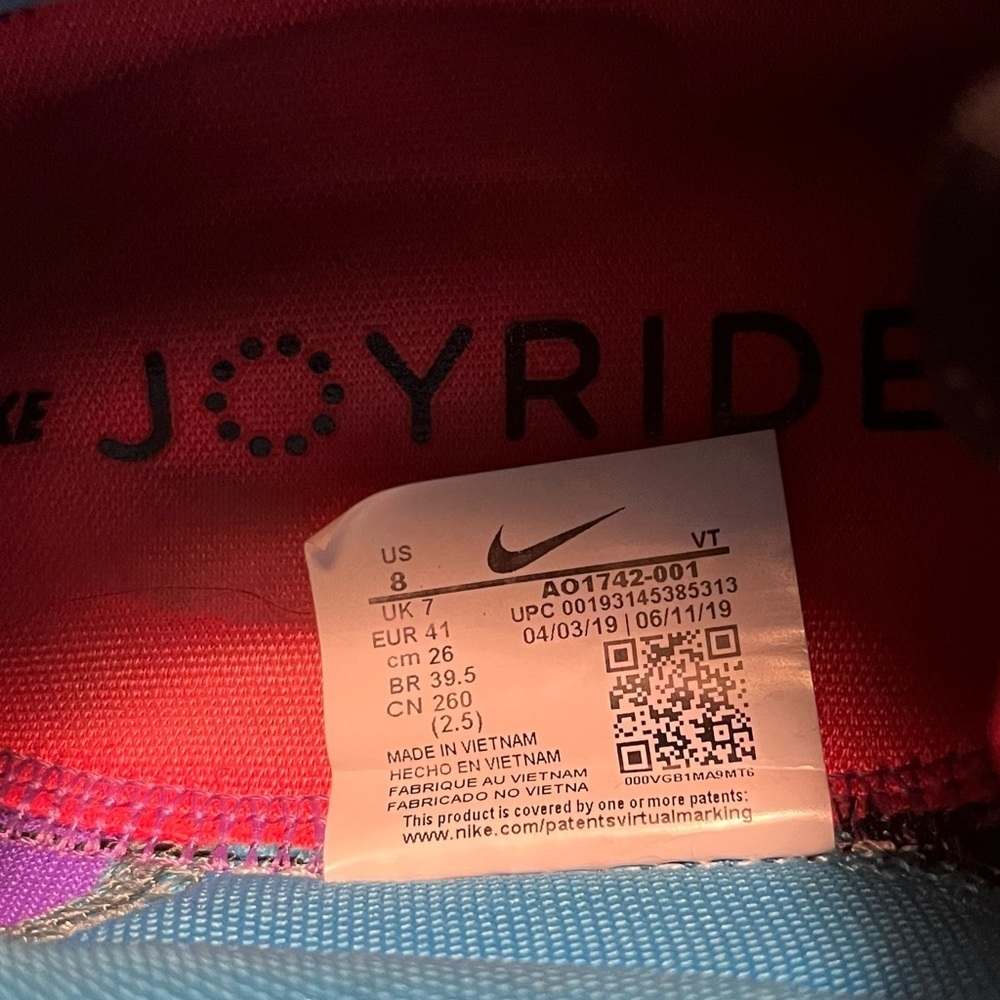 NIKE Joyride Retro CC ‘Multicolor’ Sneakers - Picture 9 of 9
